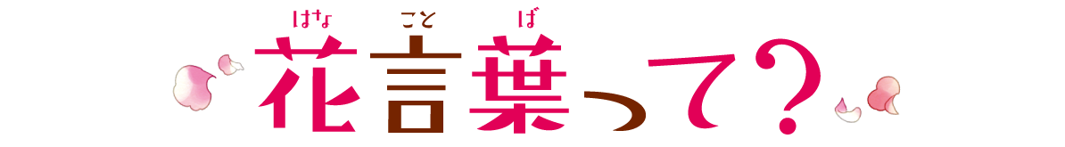 花言葉って？