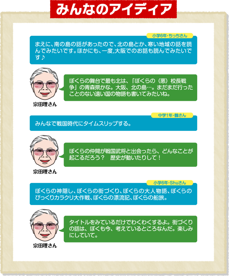 みんなのアイデア