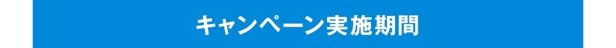 キャンペーン実施期間