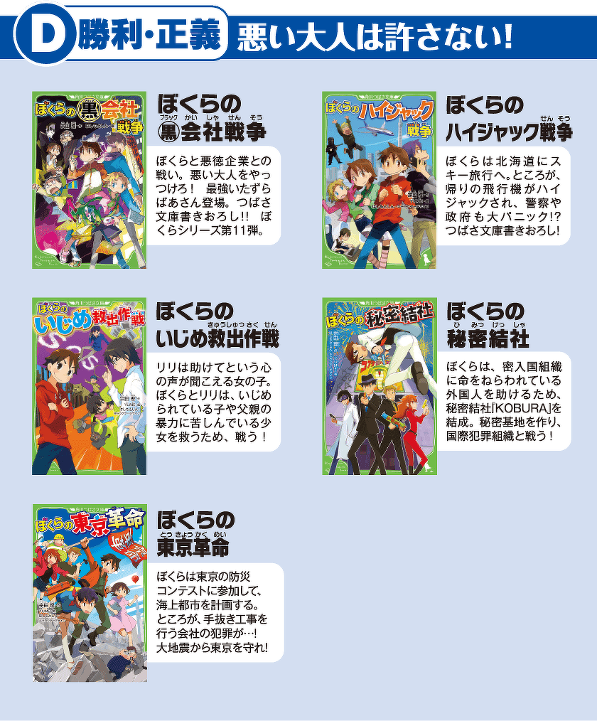 ぼくらのおすすめチャート | 角川つばさ文庫