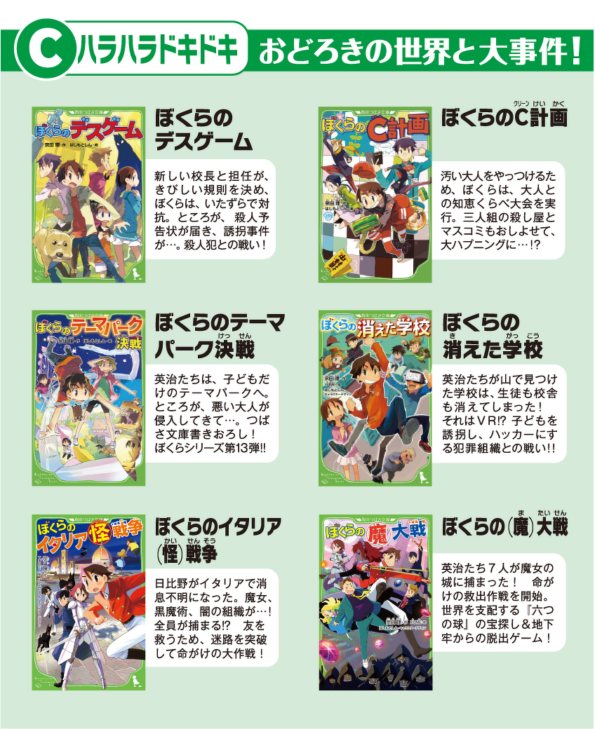 Cハラハラドキドキ　おどろきの世界と大事件！