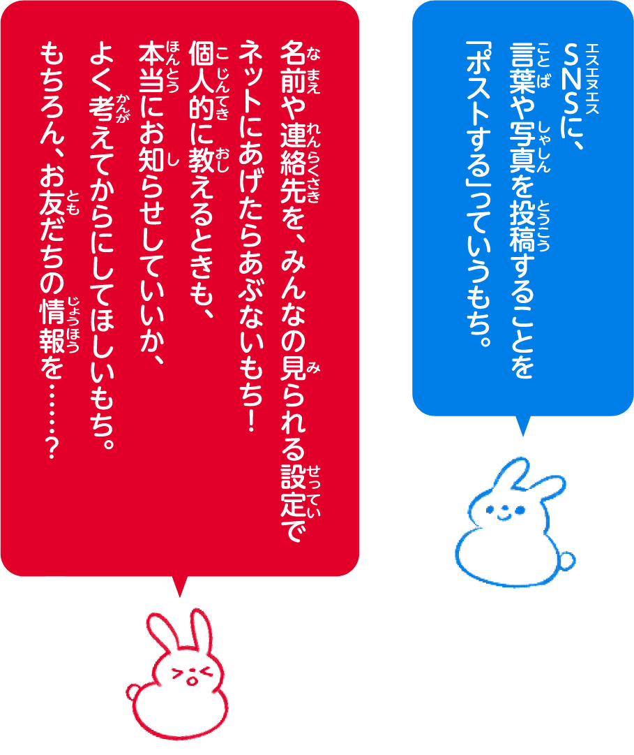 もちウサギのSNSまめちしき