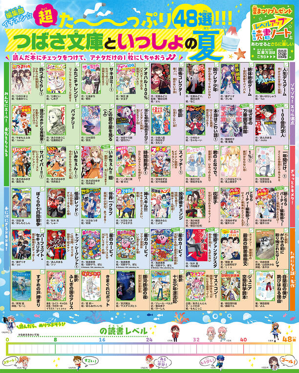編集部イチオシ!超た〜っぷり48選!!!つばさ文庫といっしょの夏