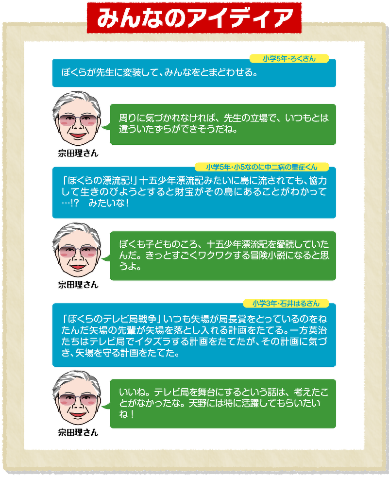 みんなのアイデア